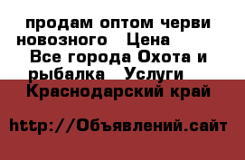 продам оптом черви новозного › Цена ­ 600 - Все города Охота и рыбалка » Услуги   . Краснодарский край